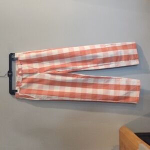 Brixton Women's 27‎ Tangerine Gingham Bedford Pants